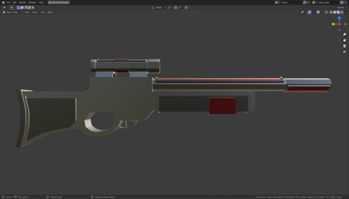 sci fi sniper rifle preview image